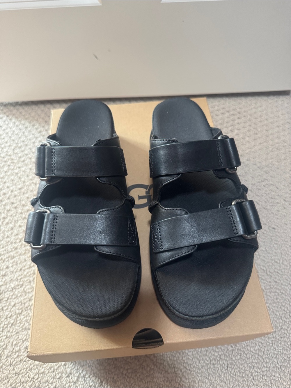 UGG Goldenstar Platform Double-Strap Slide Sandals - Picture 2 of 5